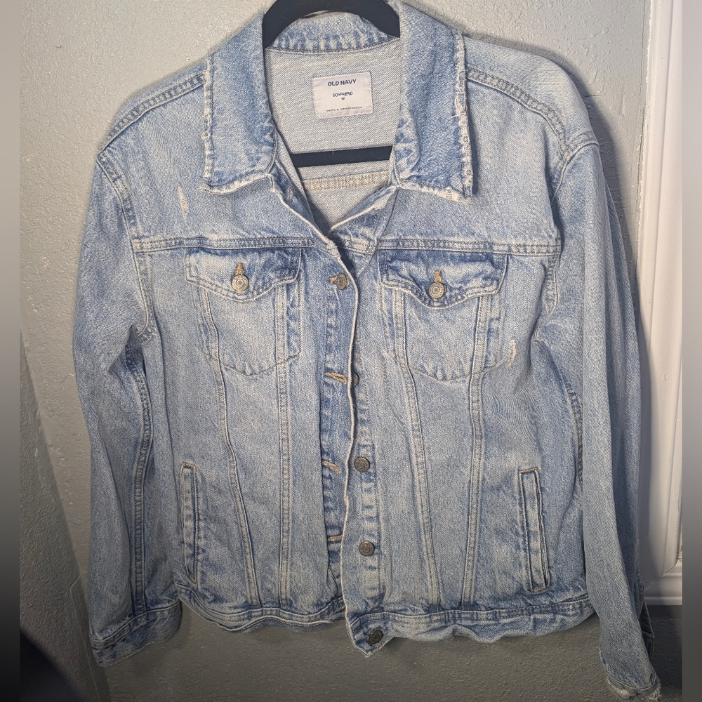 Old Navy (Boyfriend Fit)Women's Light Wash Jean Jacket